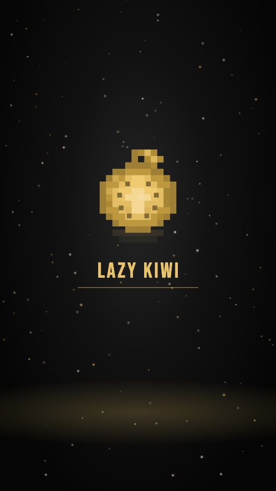Gold, chrome or copper, a light sweep and drifting dust. — rendered sample