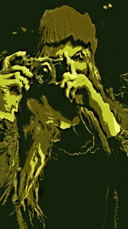 Near-black shadows, the thickest ink lines and the widest drift. — rendered sample