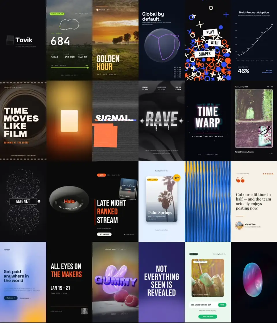 Motion Templates