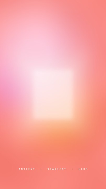 Ambient Glow template at 6.9s — Returning to the start