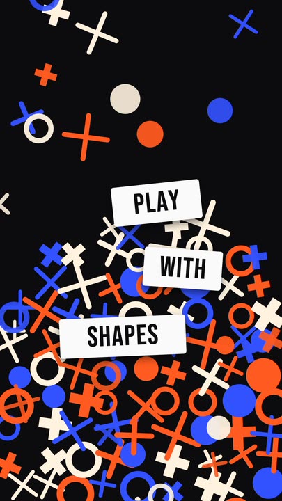 Falling Shapes template at 2.4s — All three tiles