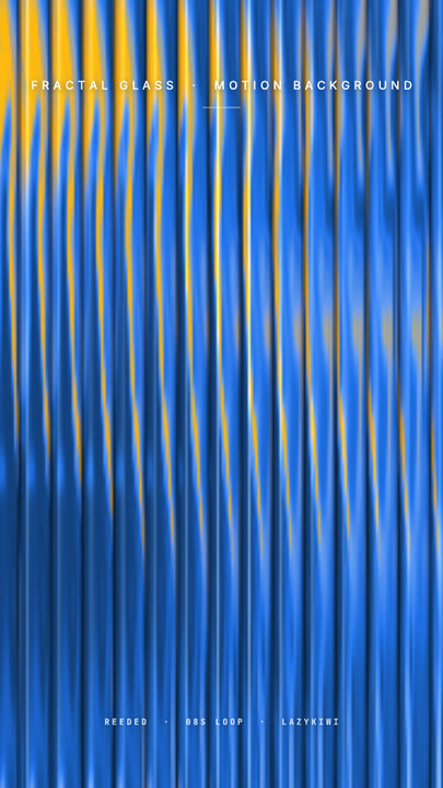 Fractal Glass motion graphics template preview