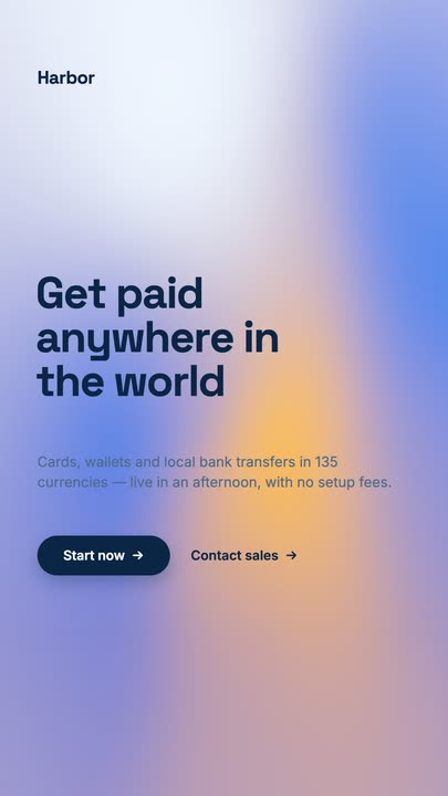 Mesh Gradient template at 6.9s — Back to the start