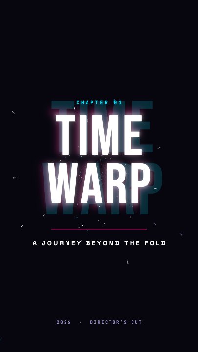Time Warp Title template at 2.6s — Landed