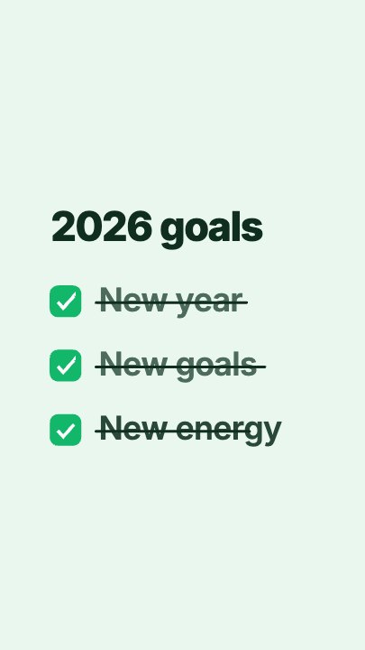 Goals Checklist template at 2.2s — All three checked