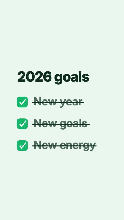 Goals Checklist motion graphics template preview