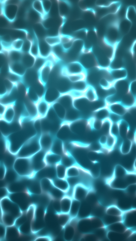 Sunlight wandering over a deep teal pool floor. Premium. — rendered sample