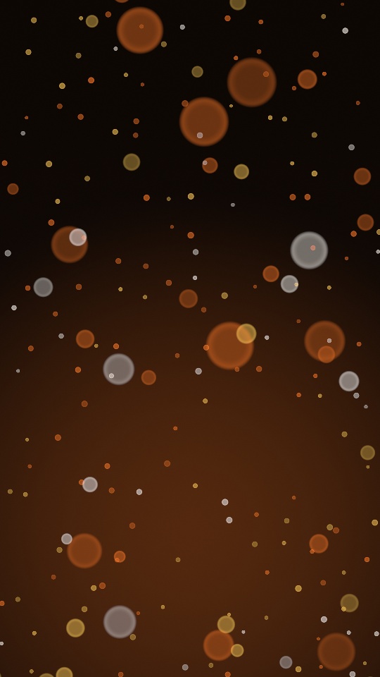 Warm out-of-focus lights rising through the dark. — rendered sample