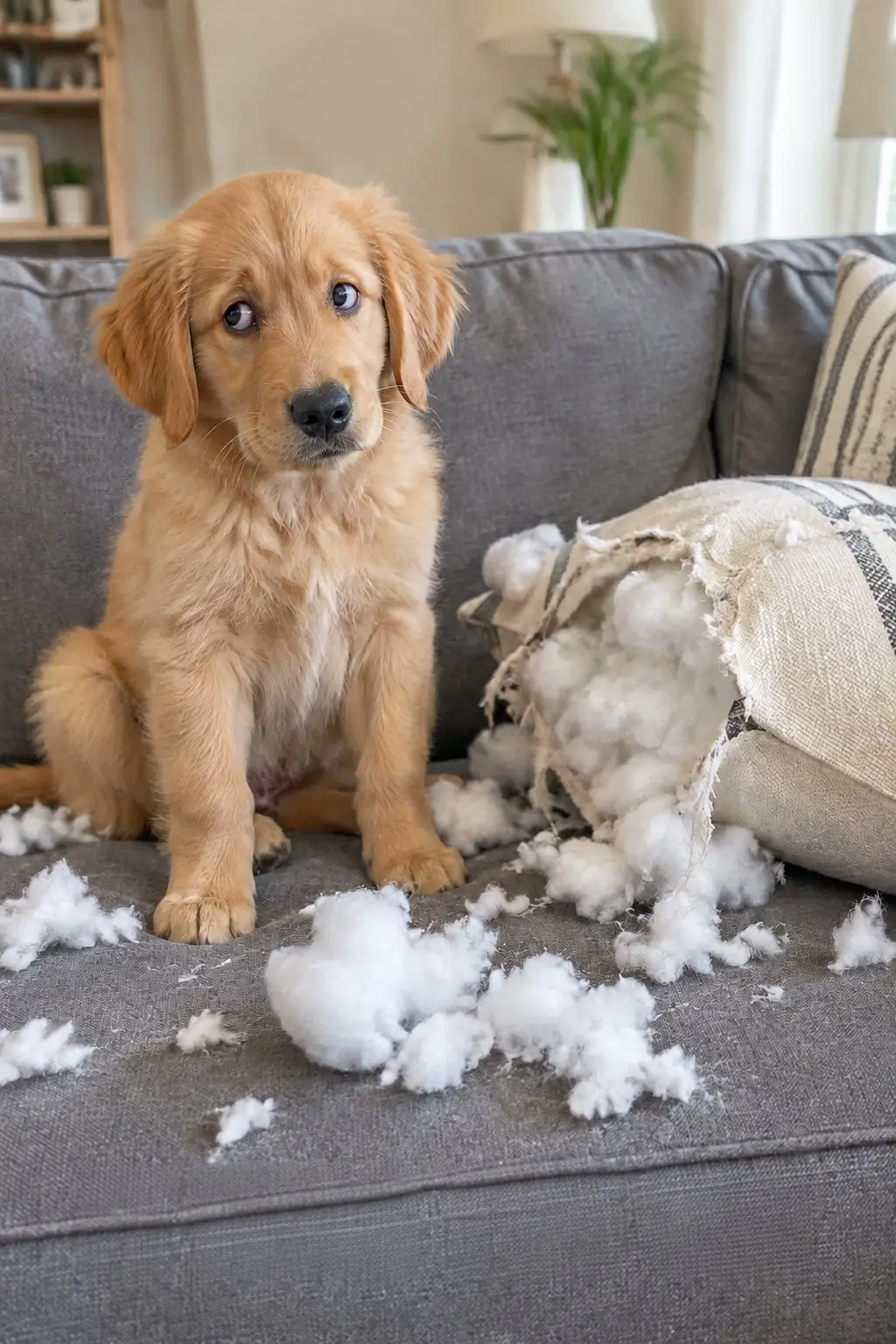 Remove text from image: meme captions removed from a puppy photo